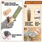 Wood Carving Kit, 44Pcs Wood Carving Tools with 4 Style Templates & 12 Color Paint Set & Bee Wax, Wood Whittling Knives Set 4pcs Whittling Knives & 5pcs Detail Knives for Beginners and Hobbyists